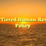 Multi-Tiered Human-Resource Policy