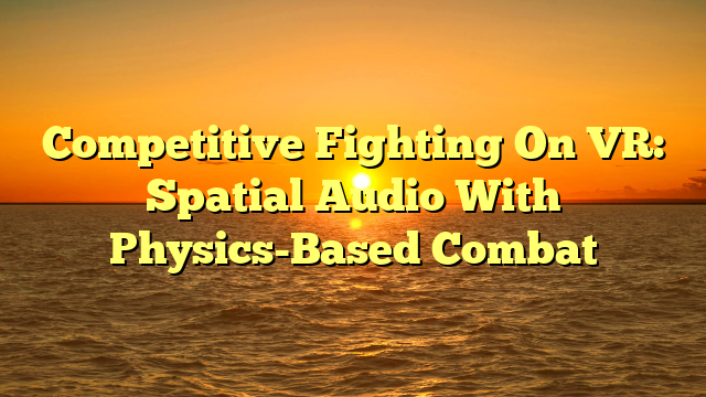 Competitive Fighting On VR: Spatial Audio With Physics-Based Combat